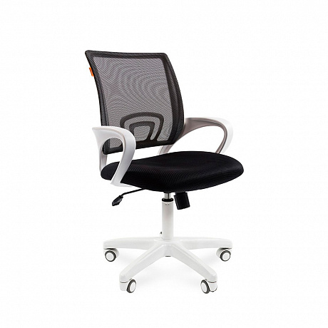 Кресло для сотрудников 696 White, сетка/ткань