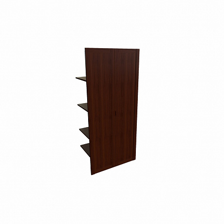 Amber Наполнение двухстворчатого шкафа с деревянными дверьми и вешалкой