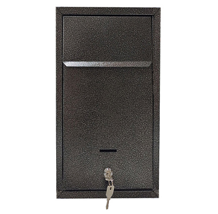 Альфа Люкс (серебро антик) Индивидуальный почтовый ящик 265x85x370 мм