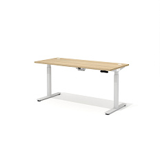 DD-70-2.3 + DD-1601-DD02 Прямой стол (подъёмный механизм) с заглушками Drive швейцарский вяз