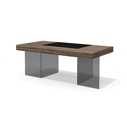 GS-1N Стол руководителя Glass.Go лимба темная/стекло тонированное