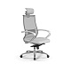 SL-2 Samurai Кресло сетка/экокожа Infinity Easy Clean, обивка белый 1F.2.5.49
