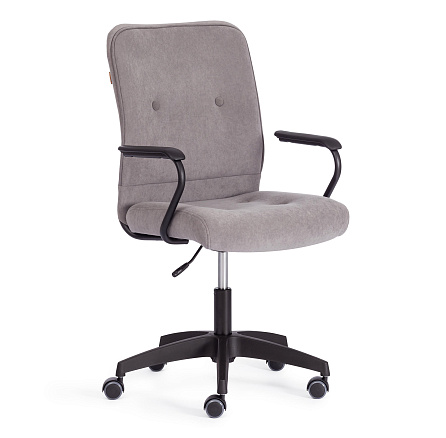 WIND Кресло флок серый 29, крестовина пластик, код 21620