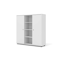 R-87 Шкаф-купе 143х41х144 Rio Base белый