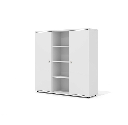 R-87 Шкаф-купе 143х41х144 Rio Base белый