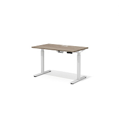 DD-70-4.3 + DD-1601-DD02 Прямой стол (подъёмный механизм) с заглушками Drive дуб Верцаска