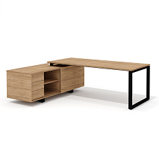 RD-200.1 + RD 35 L Стол руководителя левый Рио Директ швейцарский вяз