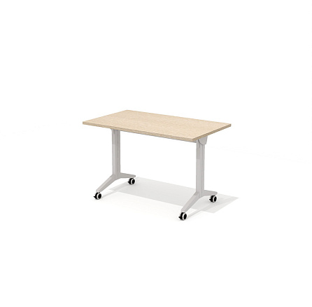 DD-70-4 + DC-1202 Прямой стол (складной механизм) Drive дуб выбеленный