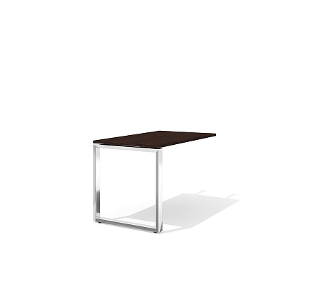 RD-15S Брифинг-приставка 70x118,5x75 Rio Direct венге/металл полированная сталь