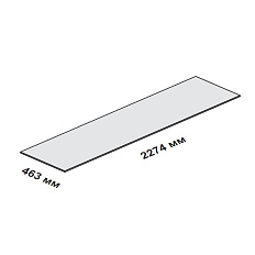 156269 Топ-верхняя панель для шкафа Enosi Белый LS (68)