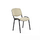 ИЗО BL Стул иск.кожа, каркас металл обивка бежевый Z-21, каркас черный