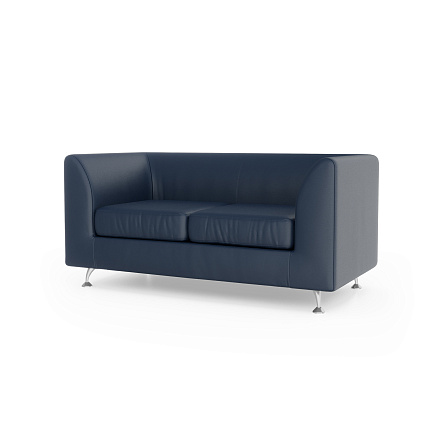 Ева-2 Диван 2-мест. 146x77x70 см Art-Vision 106 тёмно-синий