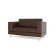 Сити-2 Диван 2-мест. 151x77x80 см Art-Vision 192 темно-коричневый