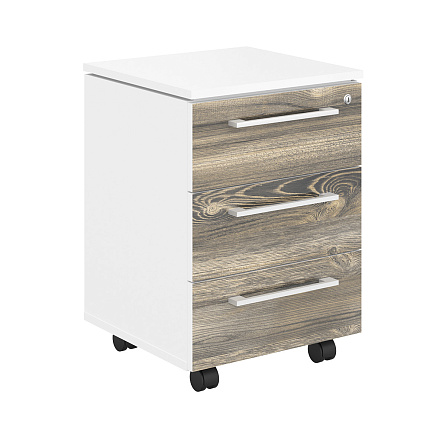 MMC-3D Тумба мобильная 46,5x45x65,2 MORRIS дуб базель/белый