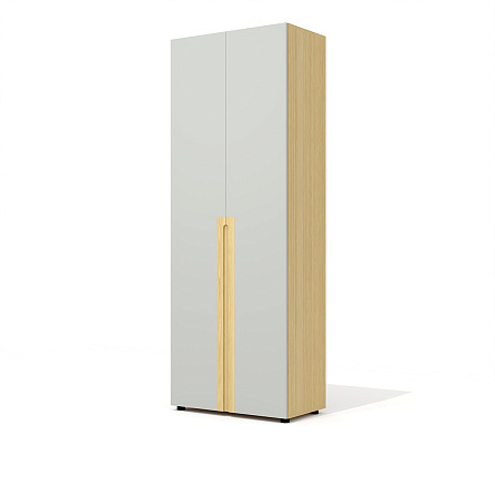 Rem-46 + Rem-9.2 Шкаф Remo серый софт / дуб Сорано