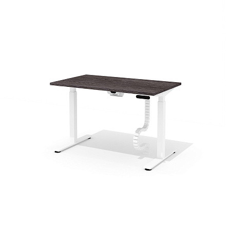 DD-70.4 + DD-1601-DD02 Прямой стол (подъёмный механизм) Драйв черный ясень