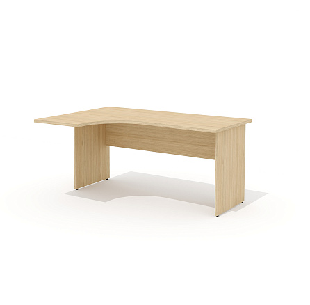 G-106L Стол эргономичный 160x110x75 Гамма / Gamma дуб Виченца