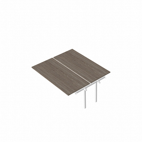 RM-2(x2)+F-62 Промежуточный сдвоенный стол на металлокаркасе