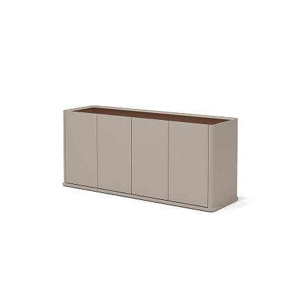 AS-34 Греденция 171х52х75 Aston дуб Дюваль/серый кварц/мокко