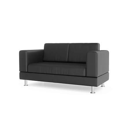 Сити-2 Диван 2-мест. 151x77x80 см Art-Vision 101 черный