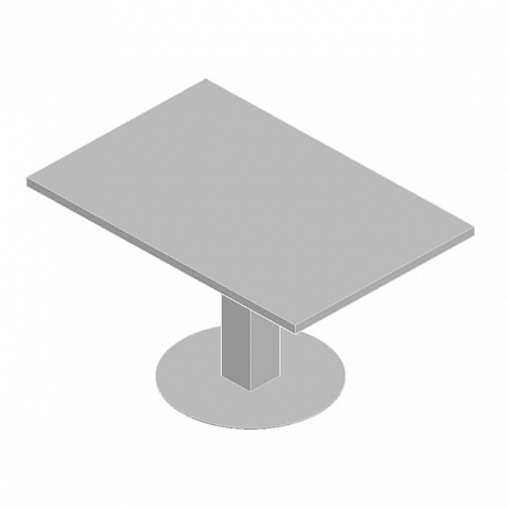 1715 Центральный элемент конференц-стола на металлической опоре