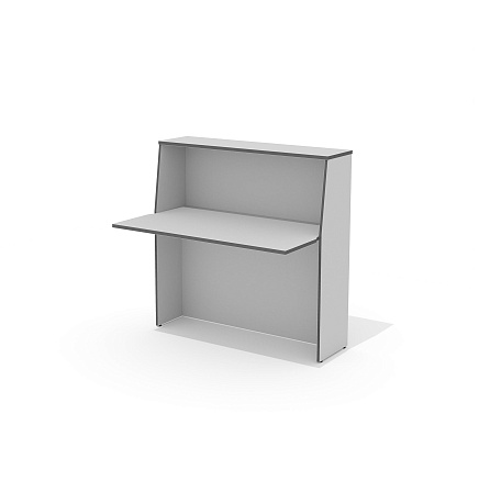 А-120 Модуль стойки администратора 120x75x120 Агат светло-серый N