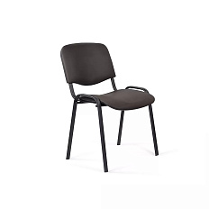 ИЗО BL Стул ткань, каркас металл обивка коричневый С-08, каркас черный