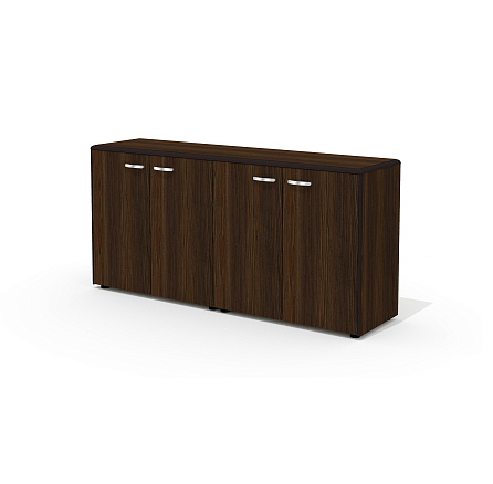 Nt-40*2+NT-54+NT-61 Шкаф для документов низкий 179,4х48,4х86,8 Ньютон орех Ондо шпон (Италия)/8019
