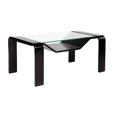 Гурон 1 Стол журнальный черный матовый