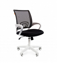 Кресло для сотрудников 696 White, сетка/ткань