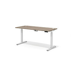 DD-70-2.3 + DD-1601-DD02 Прямой стол (подъёмный механизм) с заглушками Drive дуб Верцаска