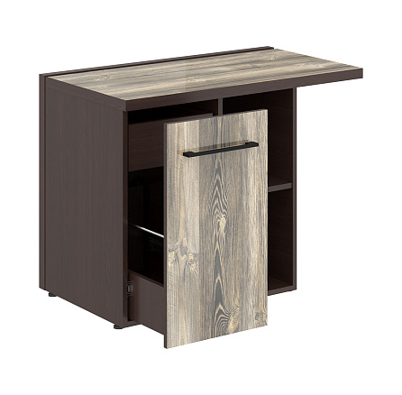 MCRT 1055L Тумба приставная 100x55x75 MORRIS дуб базель/венге