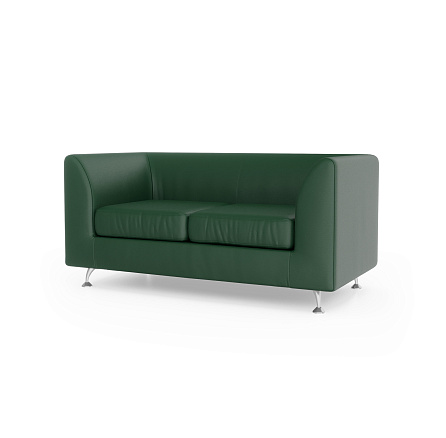 Ева-2 Диван 2-мест. 146x77x70 см Art-Vision 104 темно-зеленый