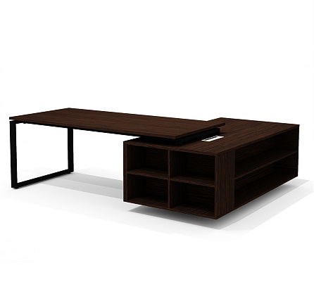 RD-200.1 + RD 38 L Стол руководителя левый Rio Direct венге