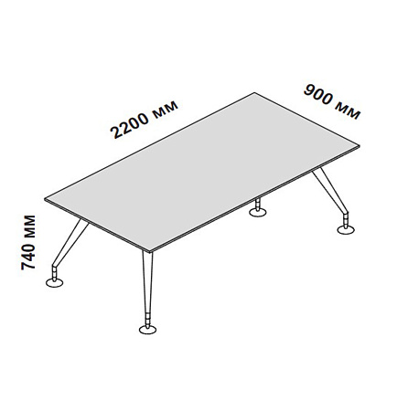 156305 Стол для кабинета Enosi Белый LS (68)