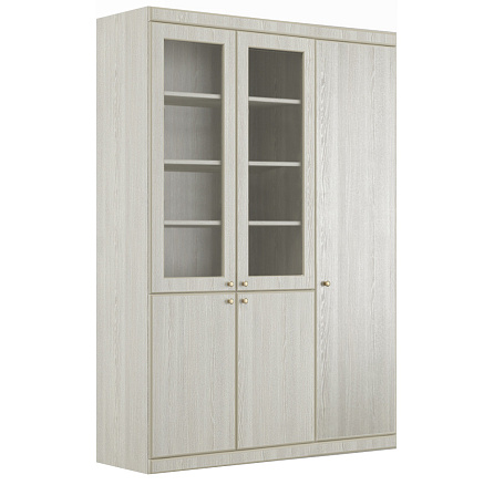 17506 Шкаф комбинированный 139x40x220 CAPITAL дуб светлый