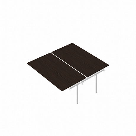 RP-2(x2)+F-66  Промежуточный сдвоенный стол на металлокаркасе