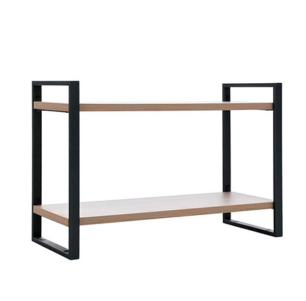 CombiK S 100/2 Стеллаж напольный металл / дерево, натуральный вяз / черный