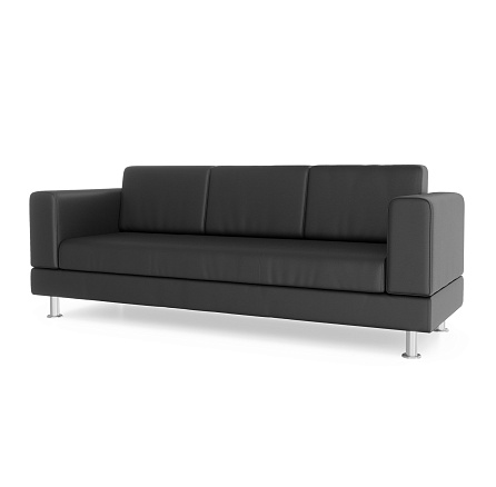 Сити-3 Диван 3-мест. 211x77x80 см Art-Vision 101 черный