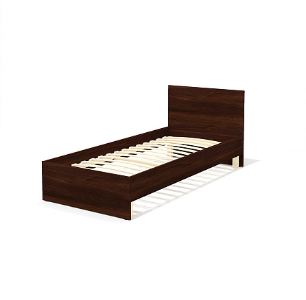 Ct-1.2 Кровать 92,6x203,2x81,5 Contemp орех темный