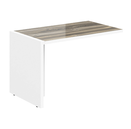 MB 127 Брифинг 120x70x75 MORRIS дуб базель/белый