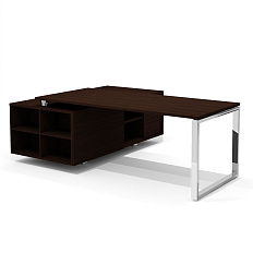 RD-200.1S + RD 38S R Стол руководителя правый Rio Direct венге