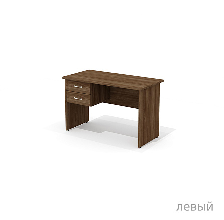 А-62 Стол прямой с тумбой 120x60x75 Агат Палдао