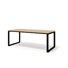 RD-200 Стол руководителя 200x90x75 Rio Direct вяз швейцарский/металл черный