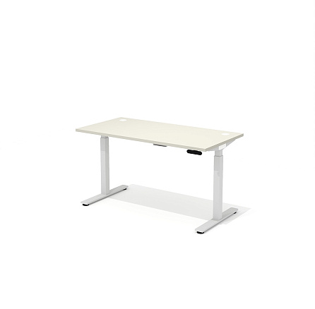 DD-70-3.3 + DD-1601-DD02 Прямой стол (подъёмный механизм) с заглушками Drive беж