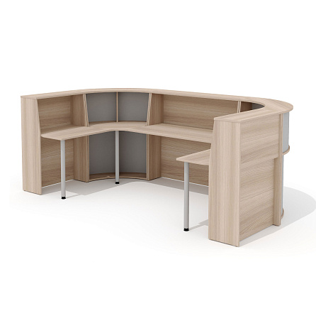 А-80 (x2) + А-90 (x2) + А-140 + L-710 (х4) Стойка администратора ясень Шимо