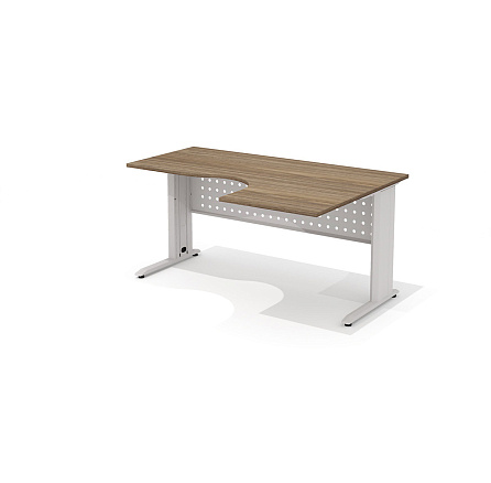 АМК-44R + ОА-01/1600 Эргономичный стол на металлокаркасе правый Агат Палдао