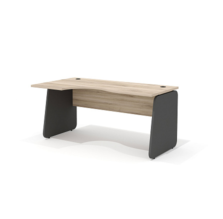 L-2.2L Стол интегральный 160х90х75 Line дуб Кронберг/антрацит