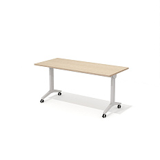 DD-70-2 + DC-1602 Прямой стол (складной механизм) Drive дуб выбеленный