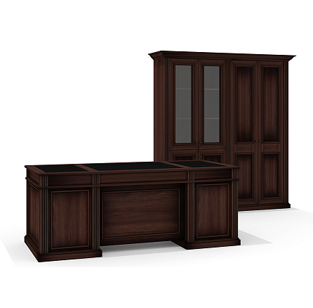 Кабинет руководителя Данте / Dante орех бреннерский / орех темный